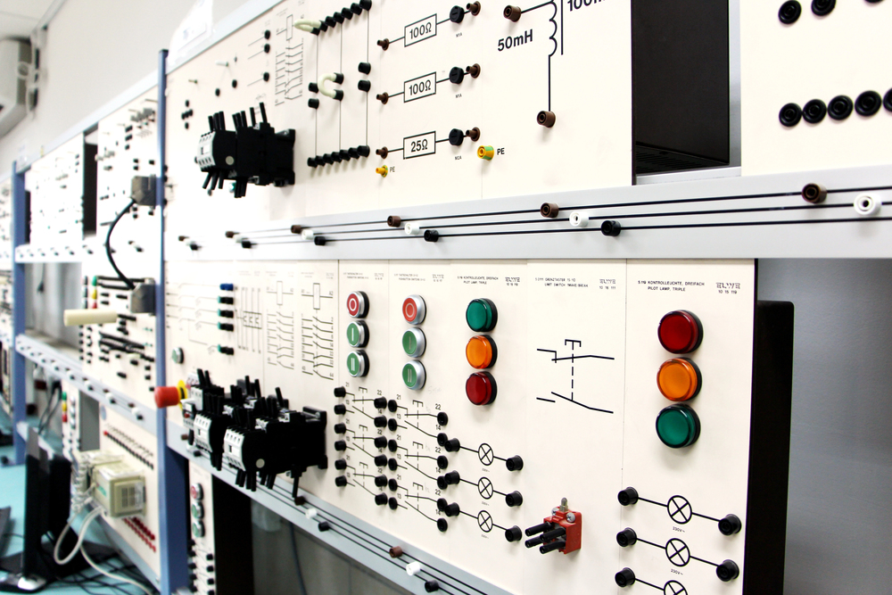 Industrial control panel and safety indicators