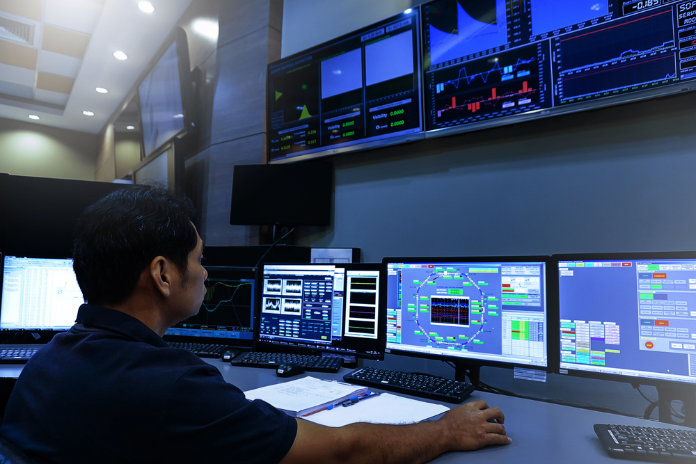 Network connections between multiple industrial plants