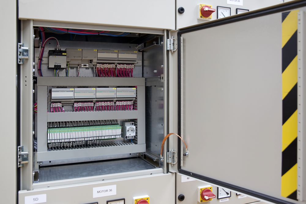 New electrical control panel for an automated machine