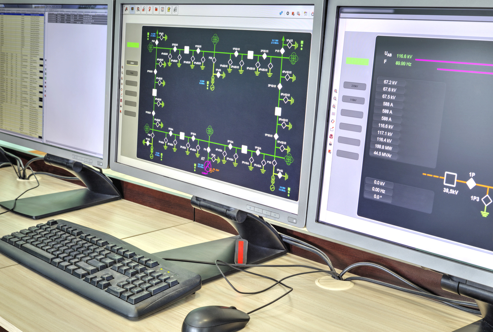 Engineer designing an industrial network architecture